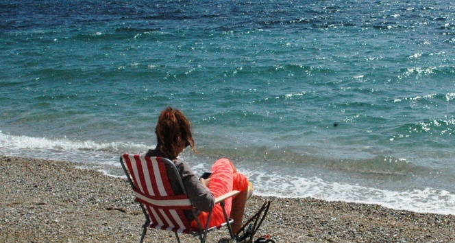 Bodrum halkının Güneş ve deniz keyfi