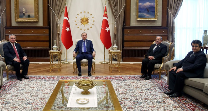 Erdoğan, Yargıtay Cumhuriyet Başsavcısı'nı kabul etti