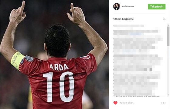 Arda Turan: Sizi Allah'a havale ediyorum