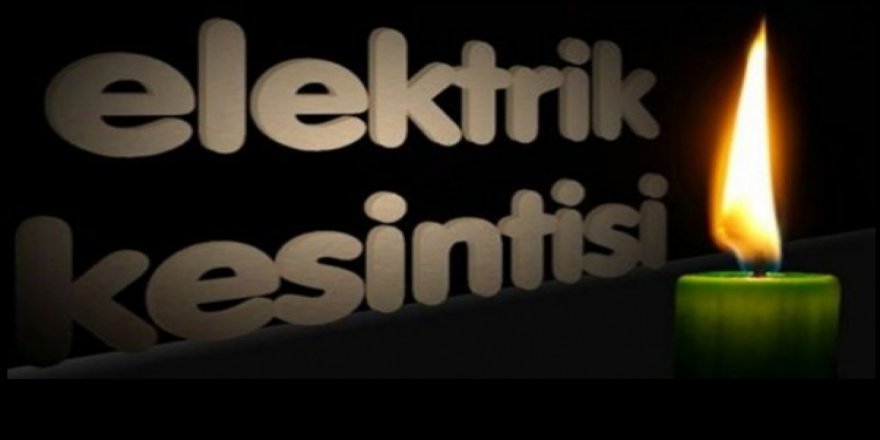 Manavgat elektrik kesintisi olacak