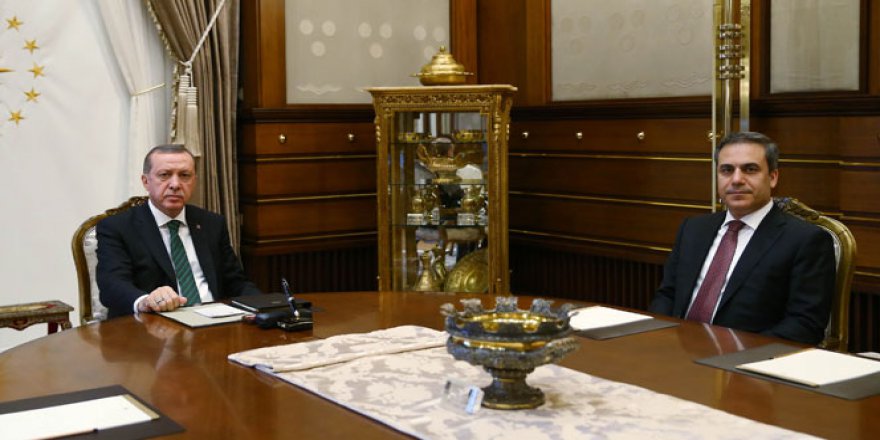 Erdoğan MİT Müsteşarı Hakan Fidan’ı kabul etti