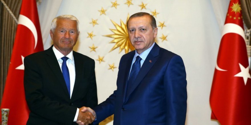 Erdoğan, Avrupa Konseyi Genel Sekreteri Jagland'ı kabul etti