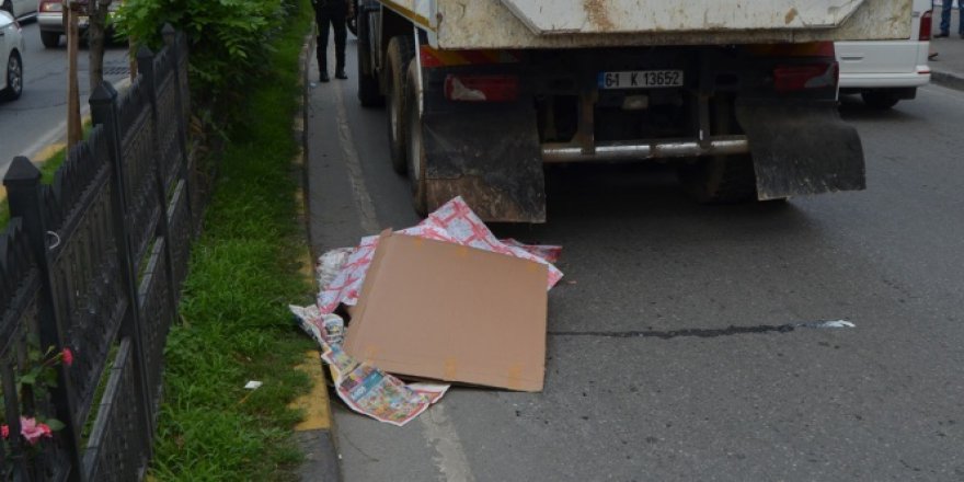 Kamyon yaşlı kadına çarptı: 1 ölü
