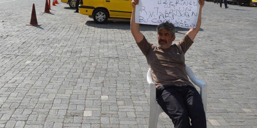 Iğdır’da Tek Kişilik Oturma Eylemi