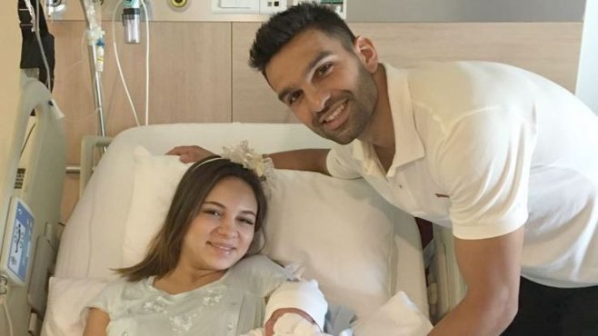 Muhammet Demir'in mutlu günü! Baba Oldu