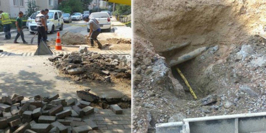 İzmir'de Doğalgaz borusu patladı!