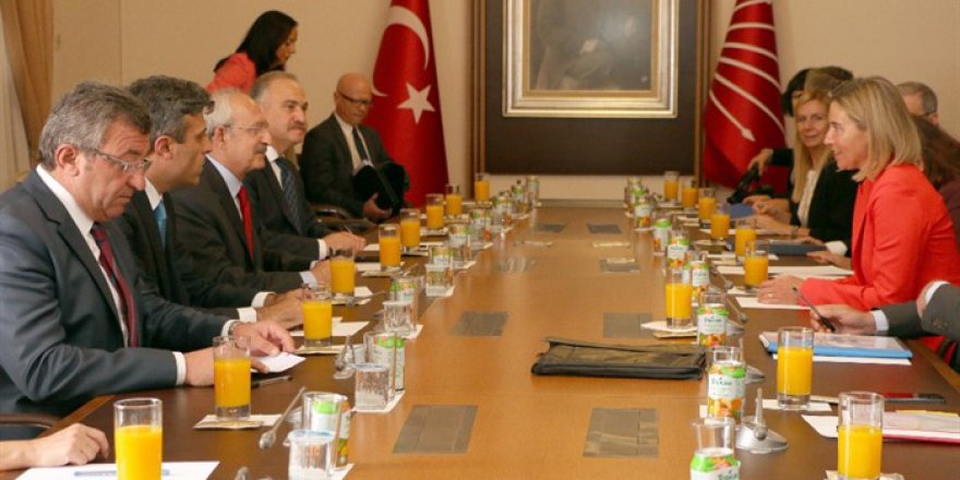 Mogherini Ve Hahn’dan Chp Ziyareti
