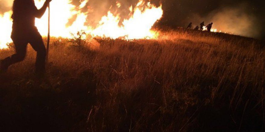 Tunceli, Pülümür’deki Yangına Müdahale Sürüyor!