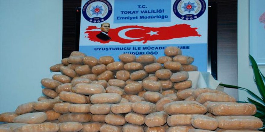 Tokat'ta 6.5 milyon TL’lik eroin çıktı!