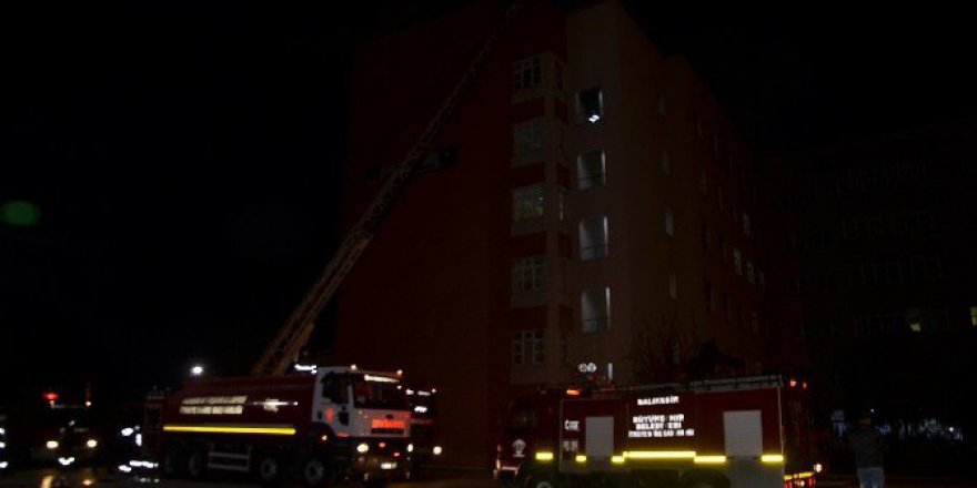 Balıkesir, Bandırma Devlet Hastanesi’nde Yangın