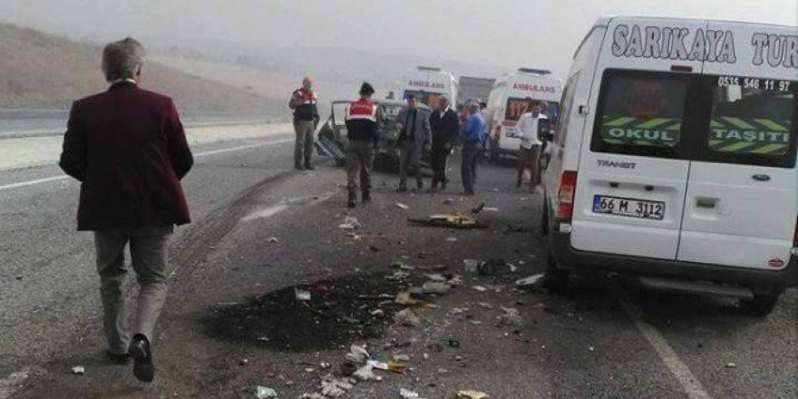 Yozgat'ta Anız Yangını Kazaya Neden Oldu! 1 Ölü, 4 Yaralı