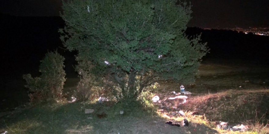 Körfez İlçesi'nde define ararken Dinamit patladı