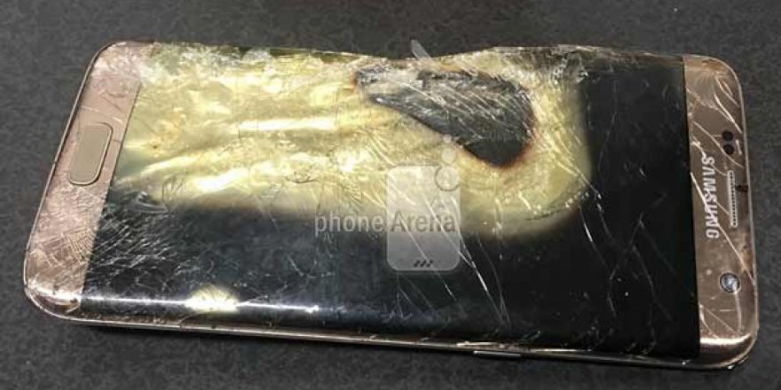 S7 edge'de mi patlıyor! Samsung'da şok