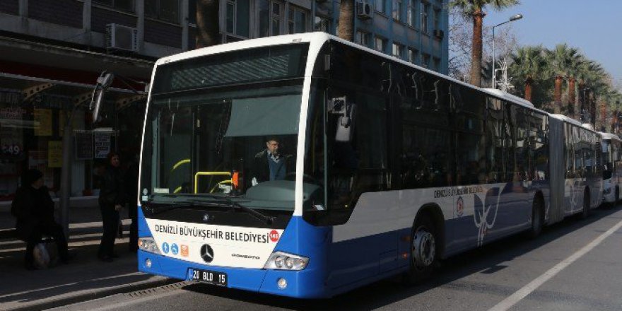 Denizli'de Cumhuriyet Bayramı’nda Belediye Otobüsleri Ücretsiz Olacak