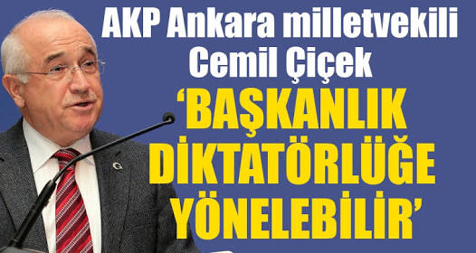 Cemil Çiçek bir konuştu...