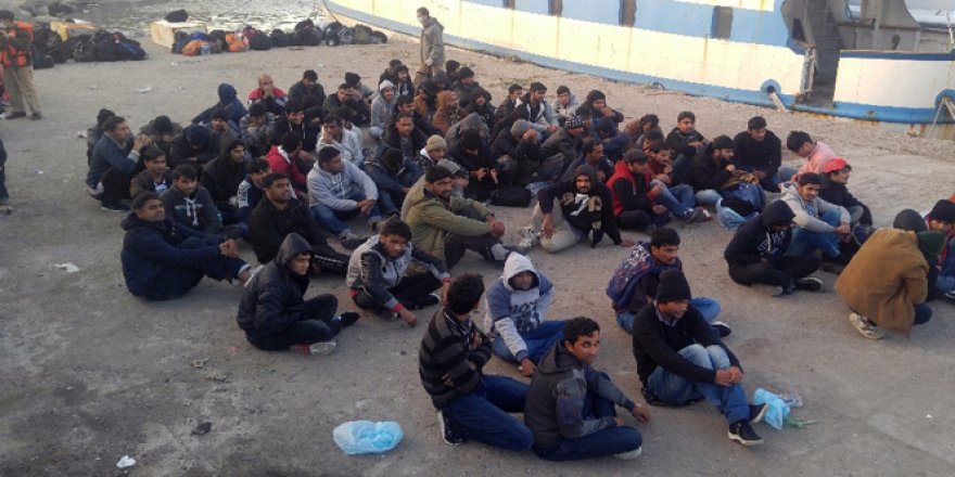 Çanakkale, Bozcaada'da 181 Kaçak Göçmen Yakalandı