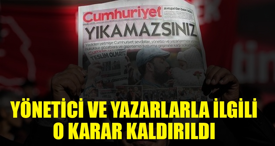 Yazar ve yöneticileri için FLAŞ karar!