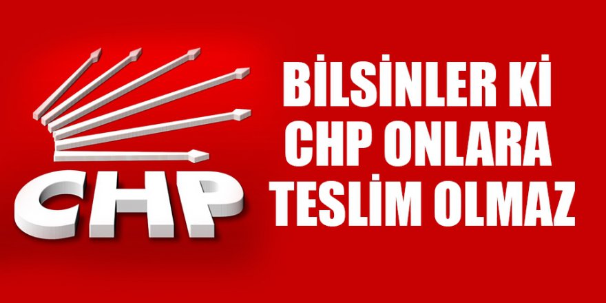 CHP'den Suç duyurusuna bir yanıt daha!