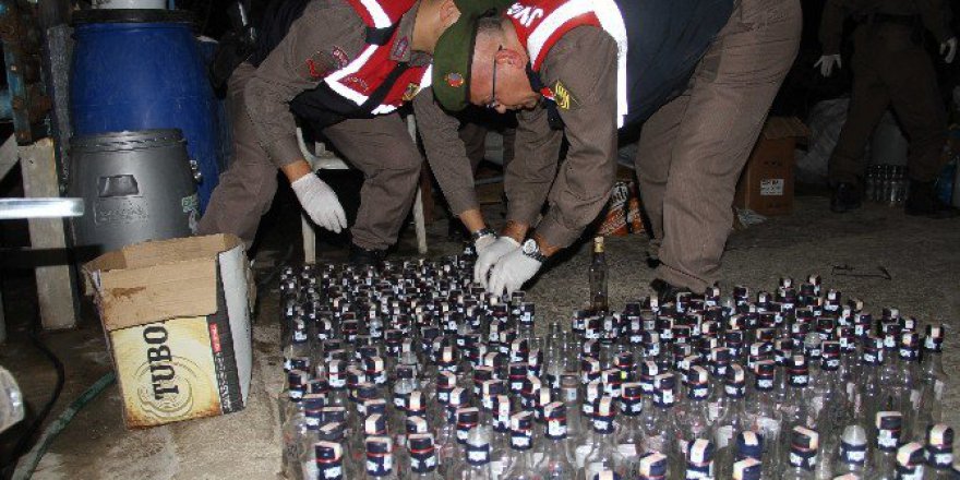 Muğla, Fethiye’de Jandarmadan Sahte İçki Operasyonu