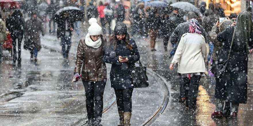 İstanbul İçin yoğun Kar Yağışı Uyarısı