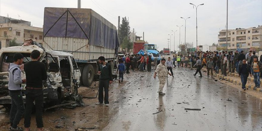 Suriye Azez'de Bomba Yüklü Araçla Saldırı