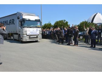 Trabzon’dan Suriye’ye 8 Tır Dolusu Yardım Malzemesi