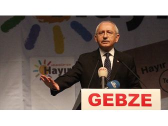 Chp Genel Başkanı Kılıçdaroğlu: Bir Demokrasi Oylaması Yapacağız