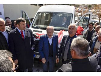 Gümüşhane Muhtarlar Derneği Minibüsüne Kavuştu