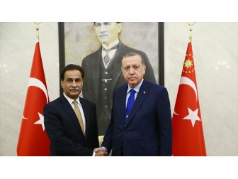 Cumhurbaşkanı Erdoğan, Pakistan Ulusal Meclisi Başkanını Kabul Etti