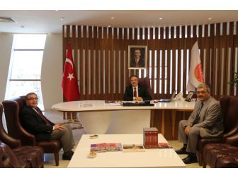 Esnaf Ve Sanatkârlar Odaları Birlik Başkanı Ördü, Rektör Bağlı’yı Ziyaret Etti