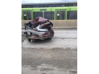 Bursa’da İnanılmaz Kaza...bu Araçtan Sağ Çıktı