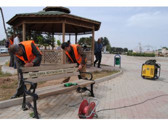 Şanlıurfa Büyükşehir Harran’da Şehit İbrahim Taş Parkını Bahara Hazırladı