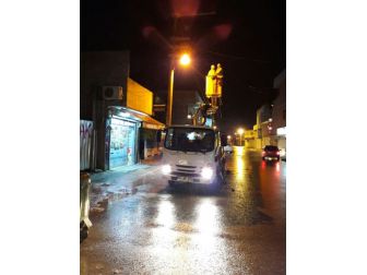 Ceylanpınar’da Aydınlatma Çalışması