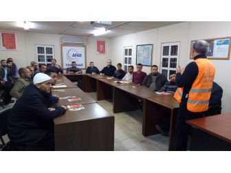Afad’tan Beşir Derneği Üyelerine Afet Bilinci Eğitimi