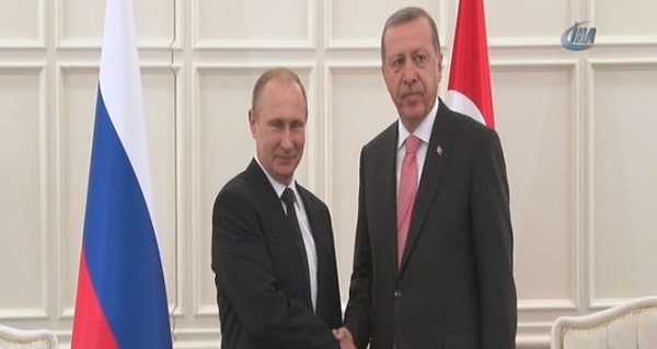 Erdoğan ve Putin'den tarihi görüşme!