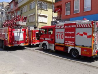 Edremit'te Susuz Kalan Kettle Yangın Çıkardı