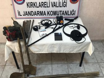 Kırklareli, Demirköy'e Bağlı Balaban Köyünde Kaçak Kazı