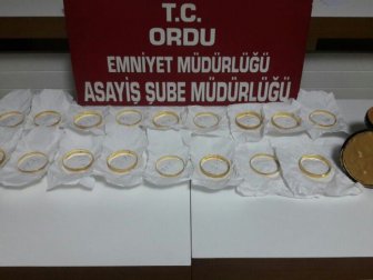 Ordu'da Kuyumcuya Sahte Altın Satan 4 Kişi Yakalandı