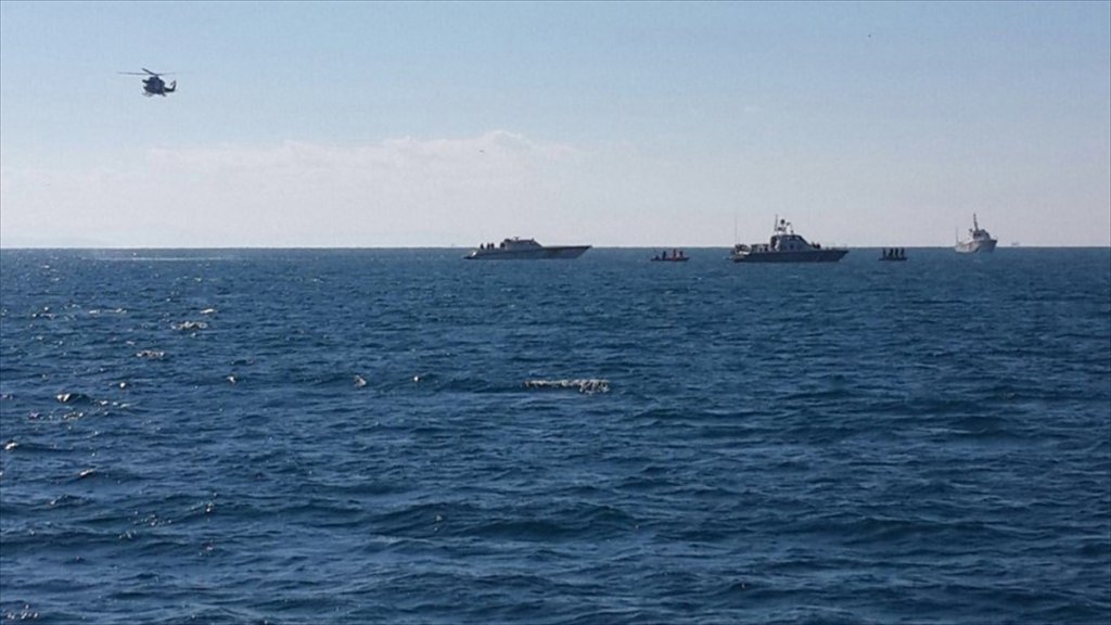 Yunanistan'da Skopelos adasında Savaş Uçağı Düştü