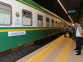 Semerkant-astana Tren Seferi başladı