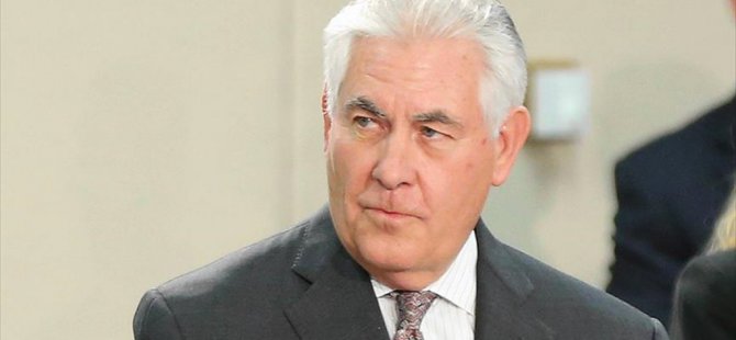 Abd'li bakan Tillerson Türkiye'ye Gidiyor