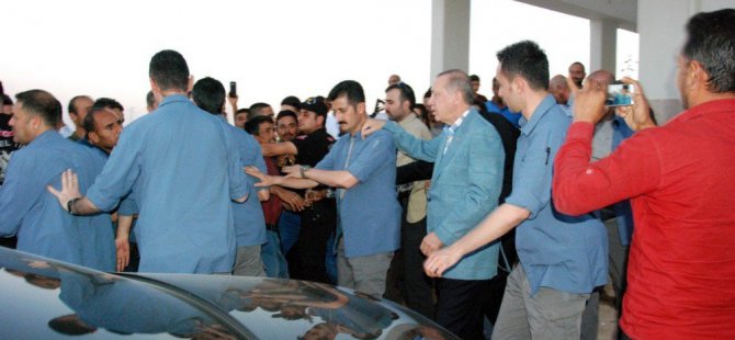 Erdoğan'ın beklenmedik ziyaretinde duygusal anlar