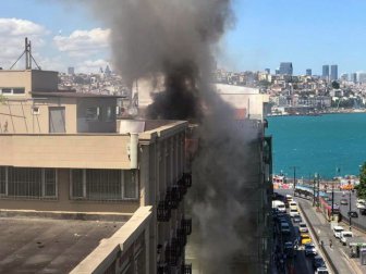 Fatih, Sirkeci’de Yangın Paniği