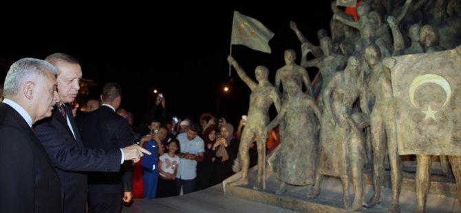 Cumhurbaşkanı Erdoğan'dan Şehitler Abidesi'ne Ziyaret