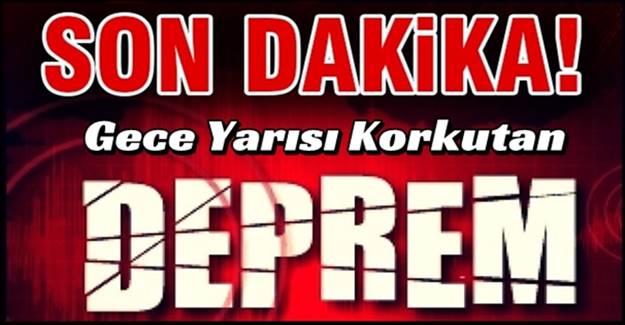 İzmir'de korkutan deprem
