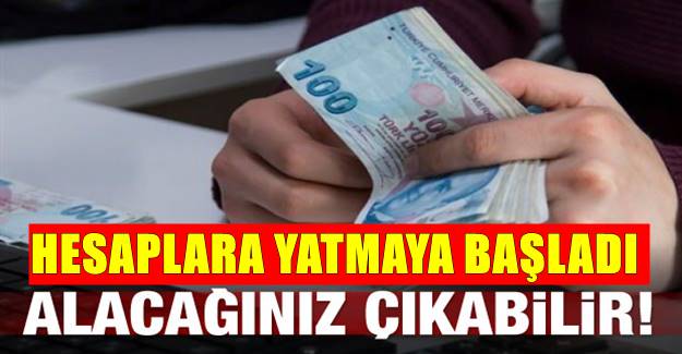 E-Devletten sorgulayın alacağınız olabilir - Hemen hesaba gönderiliyor