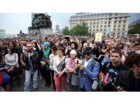 Belçika'da Polis Şiddeti Protesto Edildi