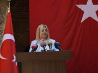 15 Temmuz anmasında konuşan Üsküp Büyülelçisi Tülin Erkal Kara'dan Fetö ile mücadele çağrısı