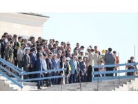 Erdoğan Çamlıca Camisi'nde İncelemelerde Bulundu