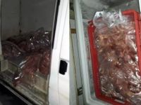 Mersin'de 1,5 Ton Kokmuş Tavuk Eti Ele Geçirildi